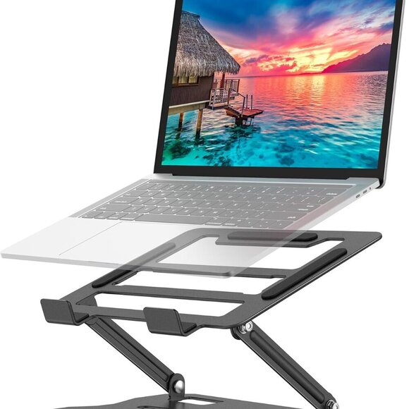 Laptop Tablet Stand, Universal Adjustable Carbon Steel Laptop Computer Stand, Er - Picture 1 of 7